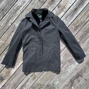 RALPH LAUREN Jacket WATER REPELLENT Removable wool Lining BOYS 14R dress coat